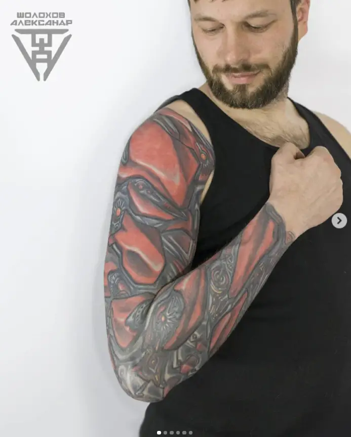 100 Great & New Bio Mechanical Tattoos On Shoulder - Psycho Tats